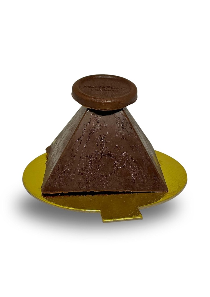 Pirâmide de Chocolate Recheio Mousse  6 unds