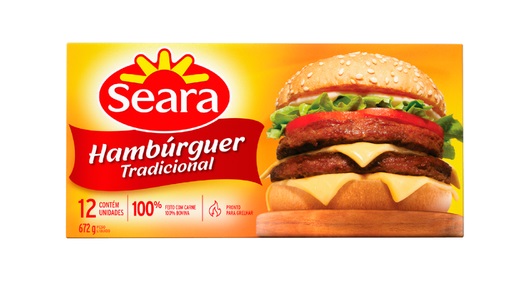 Hamburguer Bovinho Seara 672g