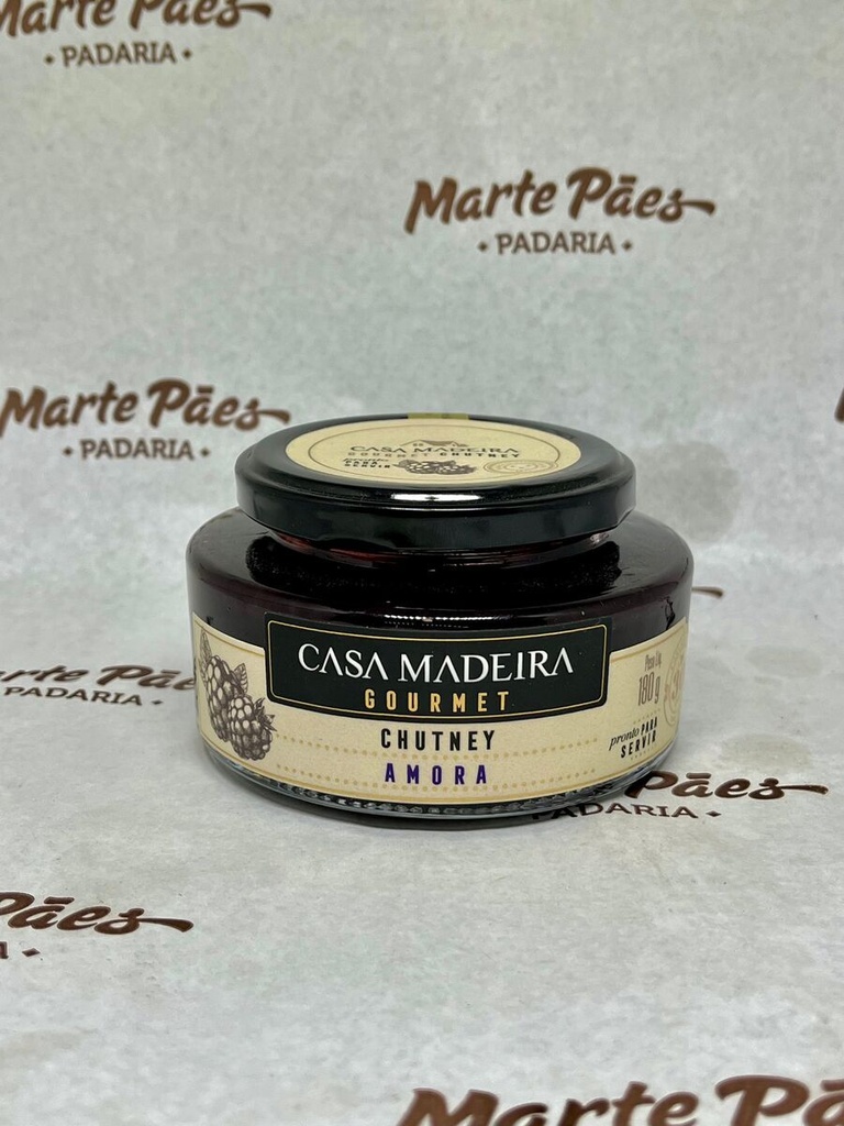 Geleia Casa Madeira Gourmet Chutney Amora 180 g