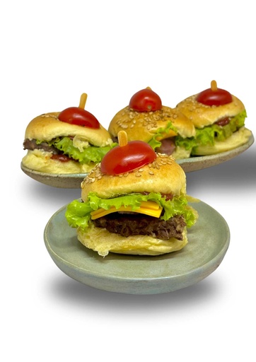 [Mini Hamburguer Gourmet americano] Mini Hamburguer Gourmet americano 25 Unds