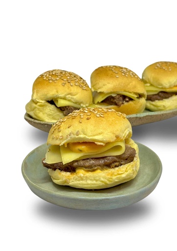 [Mini x-burguer  25 Unds] Mini Cheese - burguer  25 Unds
