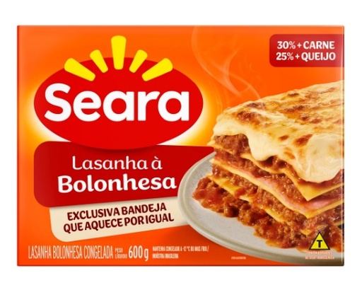 [Lasanha Bolonhesa Seara 650g] Lasanha Bolonhesa Seara 650g