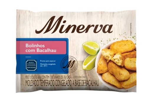 [Bolinho de Bacalhau Minerva 300g] Bolinho de Bacalhau Minerva 300g