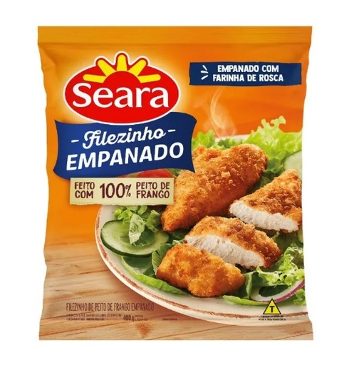 [Filezinho Empanado Seara 400g] Filezinho Empanado Seara 400g
