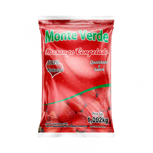 [Morango congelado MONTE VERDE 1kg] Morango congelado MONTE VERDE 1kg
