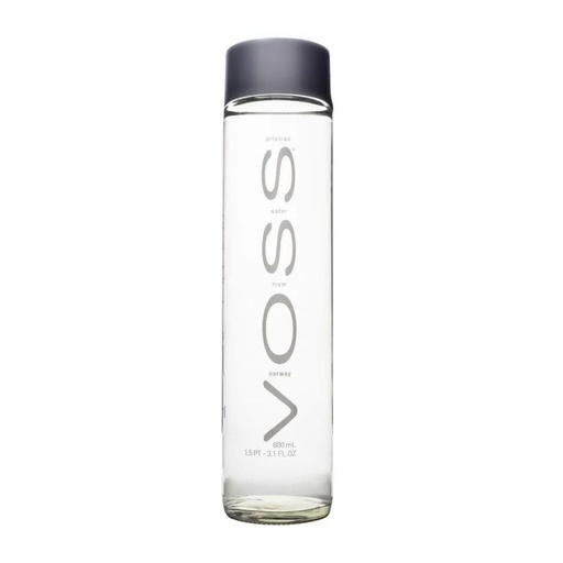 [Agua Mineral Natural Voss Com Gás 800ml] Água Mineral Natural Voss Com Gás 800ml