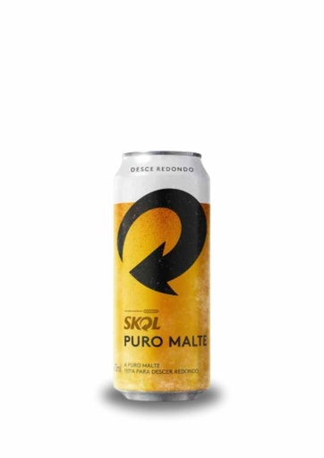 [Cerveja Skol Puro Malte Latão 473ml] Cerveja Skol Puro Malte Latão 473ml
